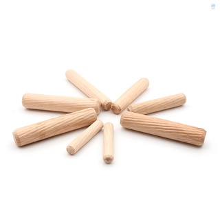 100pcs Dowel Wood Dowels Fluted Wooden Dowels Set of 100pcs Dowel Pins Fluted Pins for Furniture Cabinets