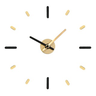 clock WALL CLOCK 48X48 CMONTIME BLACK GOLD Home decoration Home &amp; Furniture นาฬิกา นาฬิกาติดผนัง ONTIME BLACK GOLD 48x48