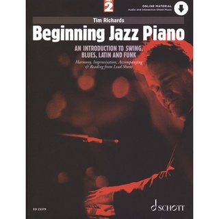 Schott Beginning Jazz Piano 2 An Introduction to Swing, Blues, Latin and Funk (ED23379)