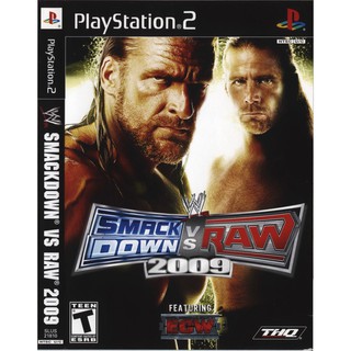 แผ่นเกมส์ WWE SMACK DOWN VS RAW 2009 PS2 Playstation 2 คุณภาพสูง ราคาถูก