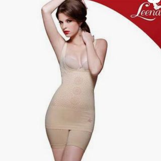 Leena เสื้อ ออกกำลังกาย กระชับสัดส่วน กระชับ Infrared Nano Lift (เฉพาะเสื้อ) สีดำ Free Size No.16