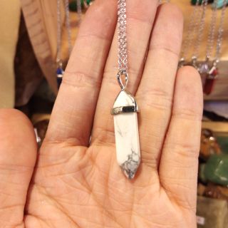 จี้หินHowlite นอนหลับฝันดี 💝ส่งฟรี
