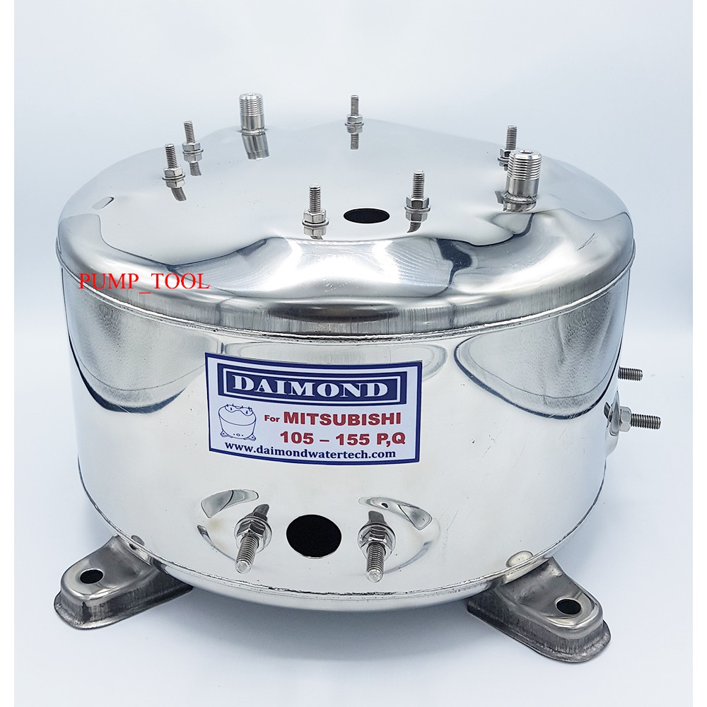 Mitsubishi ถังปั๊มน้ำสแตนเลส (อย่างหนา) WP85-155P,Q,Q2,Q3,QS,Q5