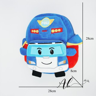 กระเป๋าเป้สะพายหลัง Angel Baby Robocar (สีฟ้า และสีชมพู)