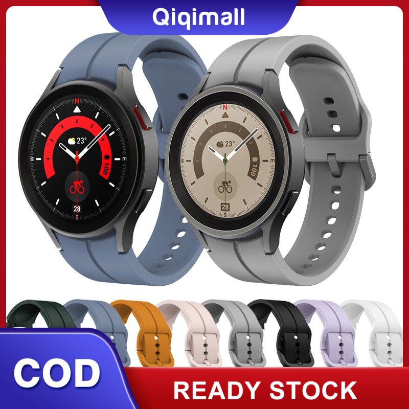 Samsung Galaxy Watch 4 /Watch 4 Classic/watch 5 /Watch 5 Pro Smartwatch Strap ซิลิโคนเปลี่ยนสายนาฬิกาข้อมือ 'QIQI
