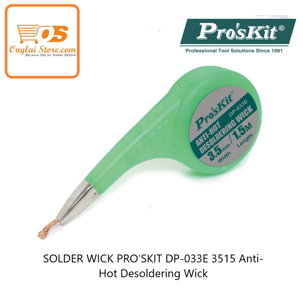 SOLDER Wick PROSKIT DP-033E 3515 Anti-Hot Desoldering Wick ORIGINAL