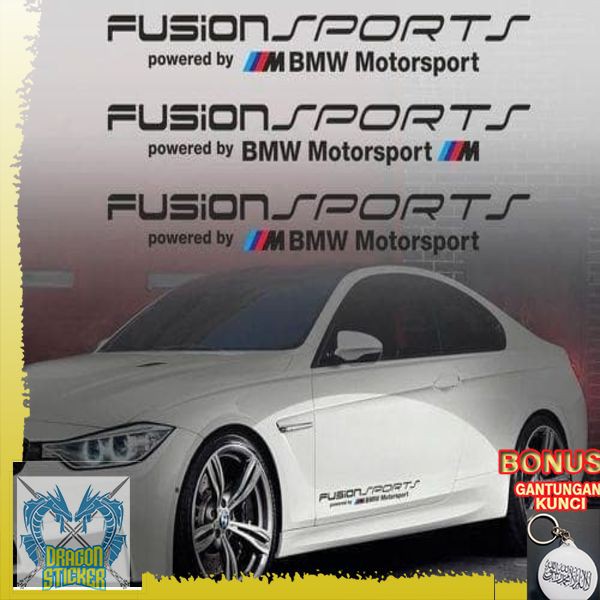 สติ๊กเกอร์ฟิวชั่นสปอร์ต bmw motorsport m power sticker car Dragon Sticker