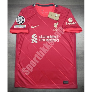 [เสื้อฟุตบอล] Liverpool Home ลิเวอร์พูล เยือน 2021/22 พร้อมอาร์มยูฟ่าแชมป์เปี้ยนลีค