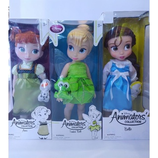 Disney Animator Collection Anna Tinker Bell Belle มือทุกตัว