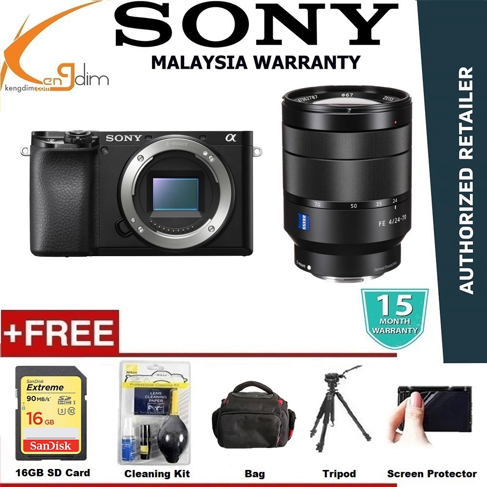 ชุดเลนส์ Sony a6100 FE 24-70mm