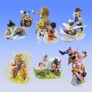 Bandai Gashapon Action Figure Dragonball Imagination 300 yen Part 10 Set of 6 กาชาปอง ชุด 6 ตัว ดราก้อนบอล แซท