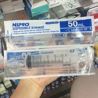 ล้างจมูก Syringe กระบอกฉีดยา 50 มล.แบ่งน้ำหอม