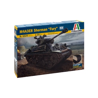 1/35 M4A3E8 Sherman "Fury"  Plastic model kit Italeri #6529