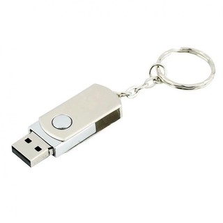 OMG Flash Drive 128Gb HYH-04 USB 2.0 พวงกุญแจ High Speed – Silver#878