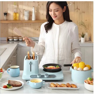 3 in 1 Multi - function เครื่องทำอาหารเช้า  ***สินค้าพร้อมส่ง***