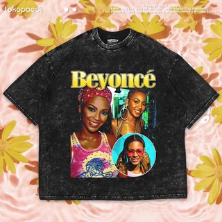 เสื้อยืดผ้าฝ้ายพิมพ์ลายขายดี เสื้อยืด พิมพ์ลาย Beyonce OVERSIZE | เสื้อยืด พิมพ์ลายซักผ้า | เสื้อยืด ขนาดใหญ่ | เสื้อยืด