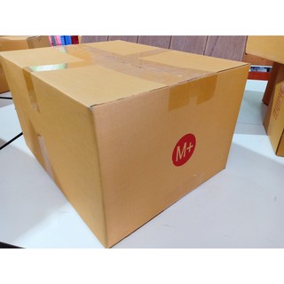 กล่อง M+ กล่องไปรษณีย์ กล่องพัสดุ กล่องแพคของ กล่องส่งของ แพคของ ใส่ของ กล่องใส่ของ