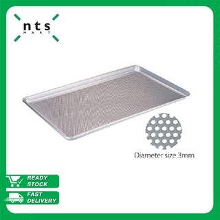 NTS ถาดอบขนม แบบมีรู SHEET PAN-ROUND CORNOR NTS1-SN1534