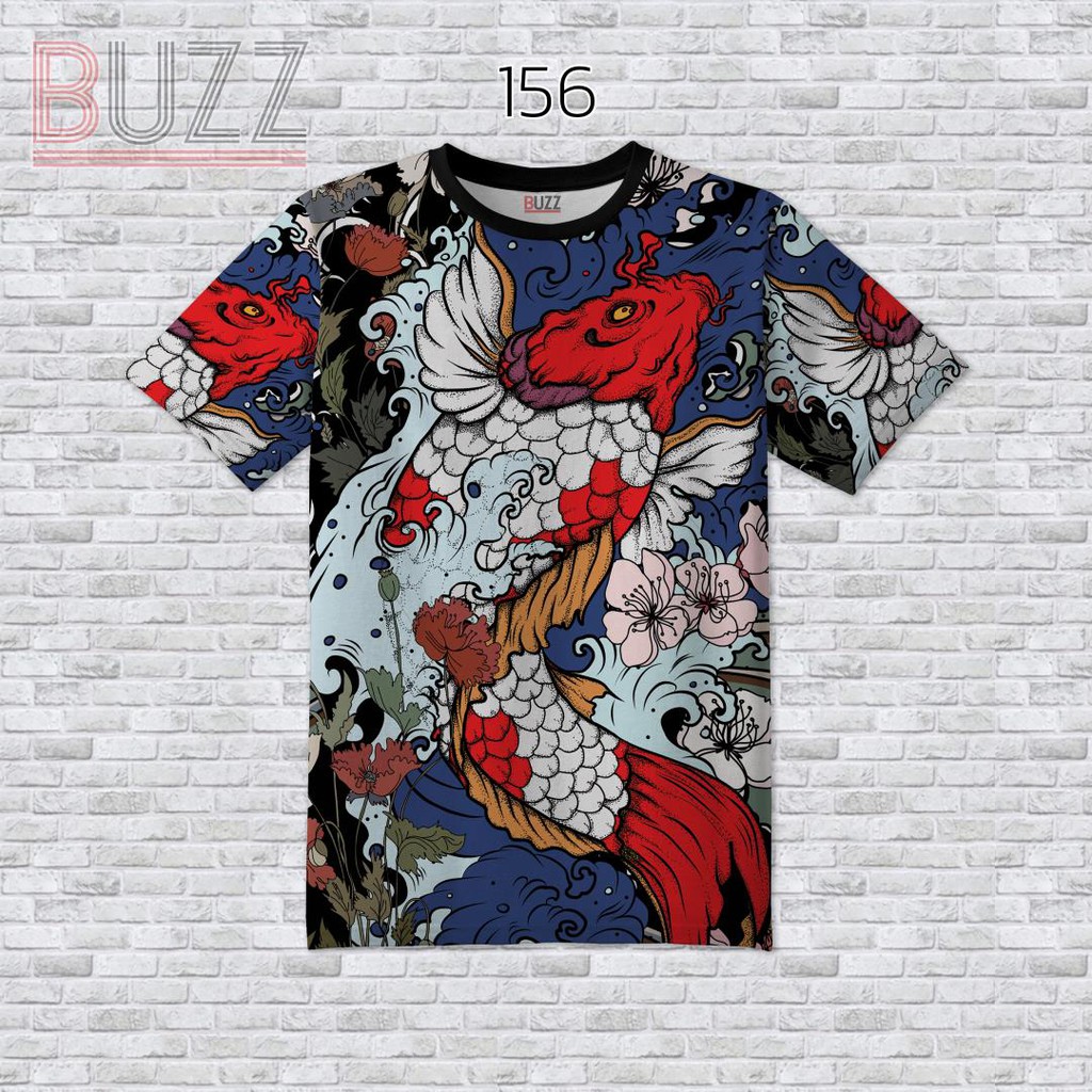 [S-4XL] เสื้อยืดแฟชั่น พิมพ์ลาย หน้า-หลัง ใส่ได้ทั้ง ชาย หญิง สาวอวบ อ้วน บิ๊กไซส์ BUZZ-156