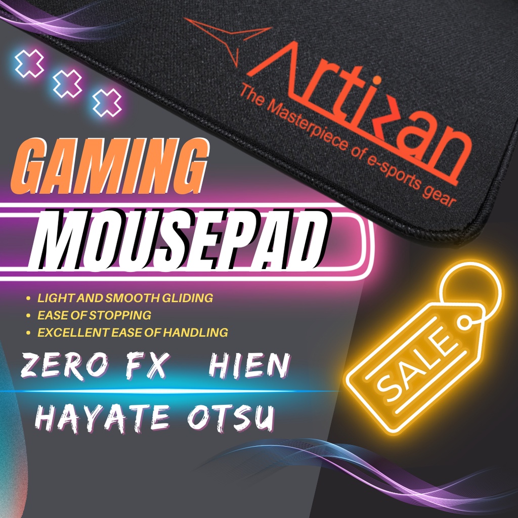 [พร้อมส่ง] ARTISAN Hayate Otsu / ZERO FX / Hien แผ่นรองเมาส์เกมมิ่ง Gaming Mousepad Size L / XL
