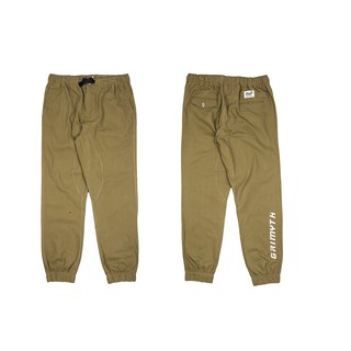 กางเกง JOGGER สีTAN ปลายขา พิมพ์ลาย GM-JG-04 V.2 TAN