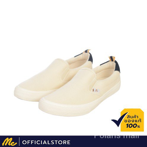 Mc Jeans รองเท้า Slip on หญิงและชาย สีขาวนวล : M09Z004 6zbw