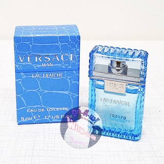 กลิ่นหอมนุ่มลึก 🥰 น้ำหอม Versace Man Eau Fraiche Eau De Toilette ขนาดทดลอง ของแท้ 100%