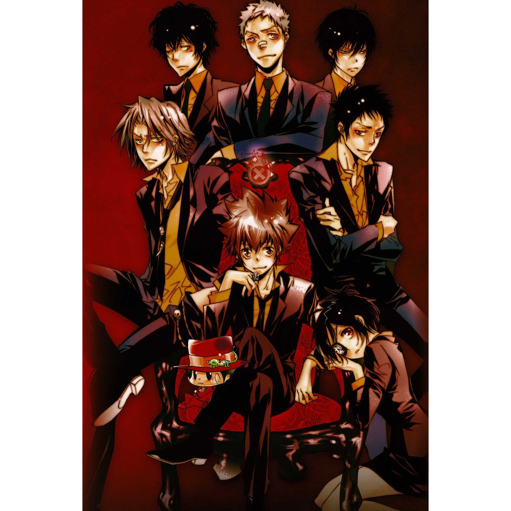 โปสเตอร์ Reborn รีบอร์น การ์ตูน ญี่ปุ่น Poster ของขวัญ โปสเตอร์การ์ตูน Japan Anime โปสเตอร์สำหรับเด็