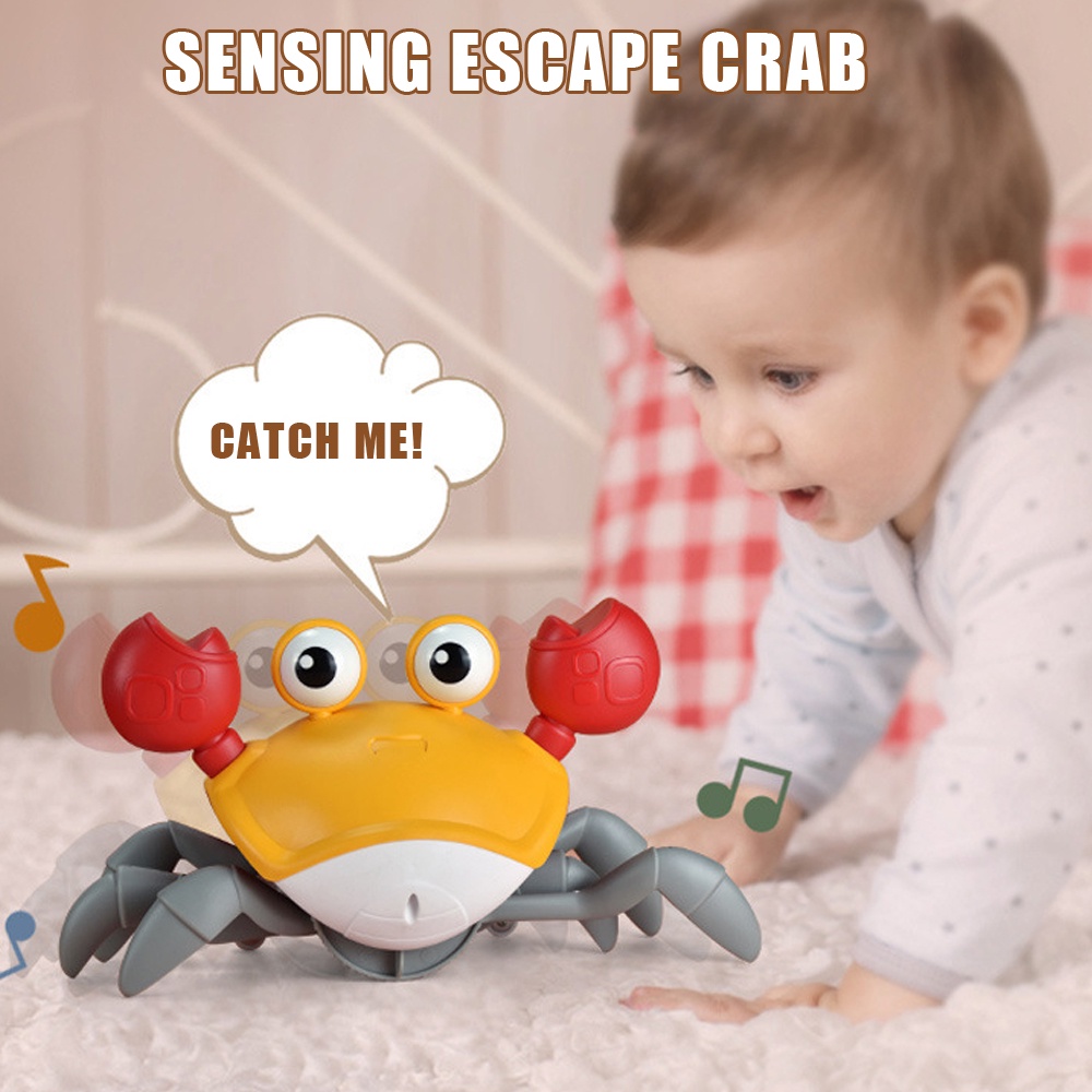 Induction Escape Crab Childrens Electric Toys Charging Luminous Music ...