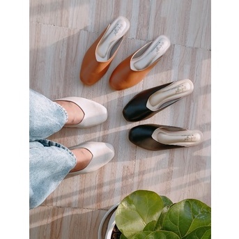 รองเท้าเปิดหลัง คนเท้าใหญ่ รองเท้าบิ๊กไซส์  Bigsize 37 - 48 Ladybigshoes B02 คนเท้าใหญ่อวบ ใส่สบาย
