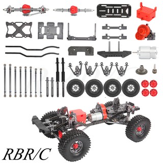RBR/C 1/10 SCX10 Full Metal Chassis Remote Control Car Model Simulation Climbing Car Modification Upgrade DIY Kit