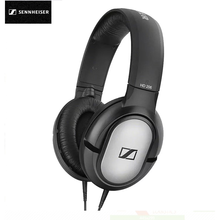 Sennheiser HD206 ClosedBack Over Ear Headphones 3.5mm Wired Stereo