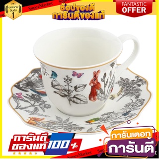 ชุดถ้วยกาแฟ FINE CHINA 250ml ROYAL FINE CHINA WONDERLAND แก้วน้ำ FINE CHINA COFFEE SET 250ml ROYAL FINE CHINA WONDERLAND