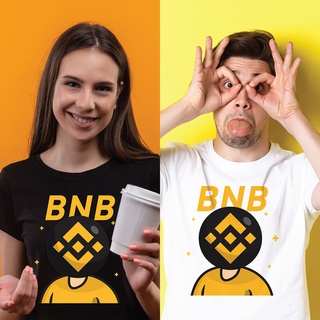 Limited Crypto Collection Edition! เสื้อยืดลาย #BNB  by พ่อบ้านคริปโต