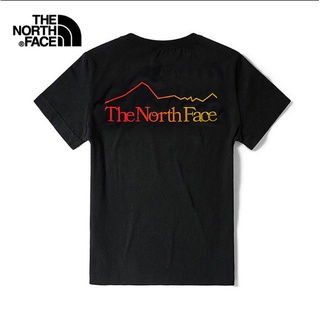 [S-5XL]เสื้อยืดแขนสั้นลําลอง พิมพ์ลาย TheNorthFace North สวมใส่สบาย อเนกประสงค์ สําหรับคู่รัก