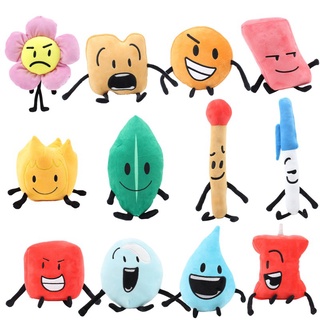 ของเล่นตุ๊กตา Battle for Dream Island BFDI Leafy Firey ขนาดเล็ก 15-25 ซม. ของขวัญวันเกิด สําหรับเด็ก