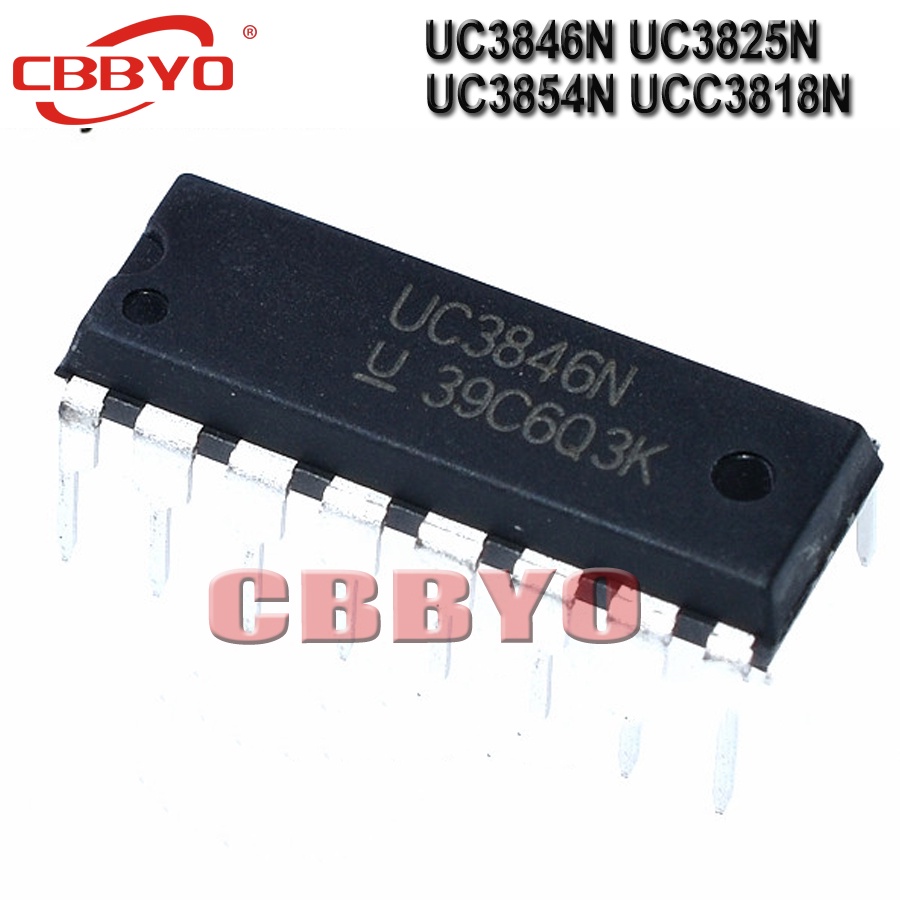 5pcs UC3846N DIP16 UC3846 3846 UC3825N UC3825 UC3825BN UC3854N UC3854 UC3854BN UC3818N ยี่ห้อใหม่