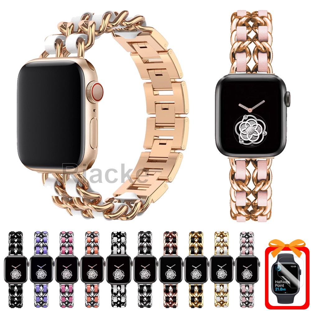 สายรัดสแตนเลสสายรัดข้อมือวงโลหะ เข้ากันได้สำหรับ iWatch Series 11/10/9/8/7/6/5/4/3 / SE / Ultra 2 49mm 46mm 44mm 40mm 42mm 38mm 45mm 41mm