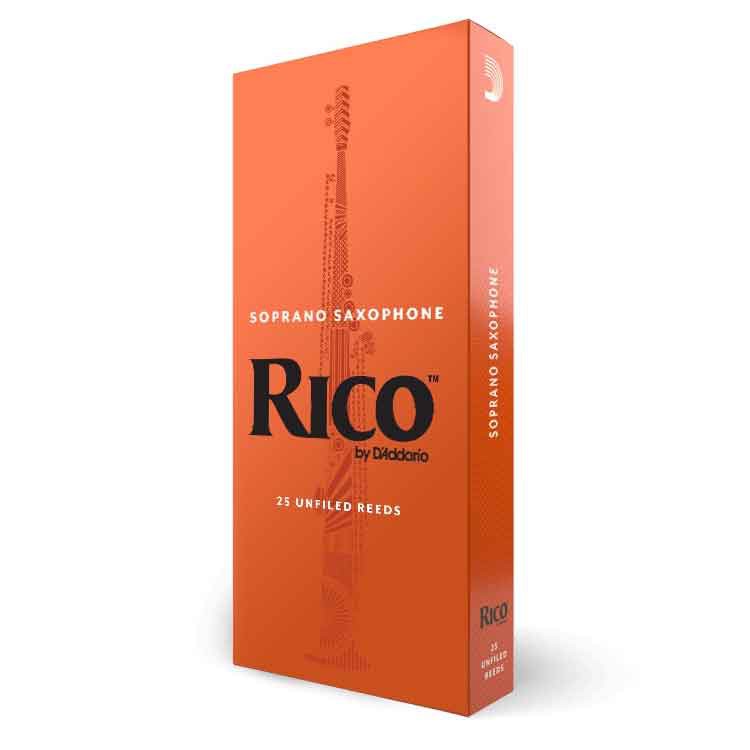 ลิ้นกล่องส้ม Rico Soprano Saxophone Reeds Orange Case โซปราโนแซ็ก (อัน)