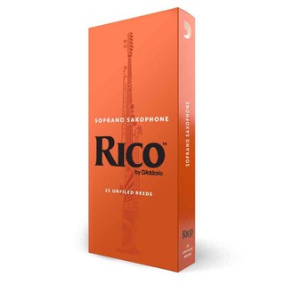 ลิ้นกล่องส้ม Rico Soprano Saxophone Reeds Orange Case โซปราโนแซ็ก (อัน)