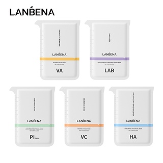 LANBENA เรตินอลมาสก์หน้า รักษาสิว ให้ความชุ่มชื้น VA/VC/กรดไฮยารูลอนิก ดูแลผิว 25 มล Facial Mask Skin Care