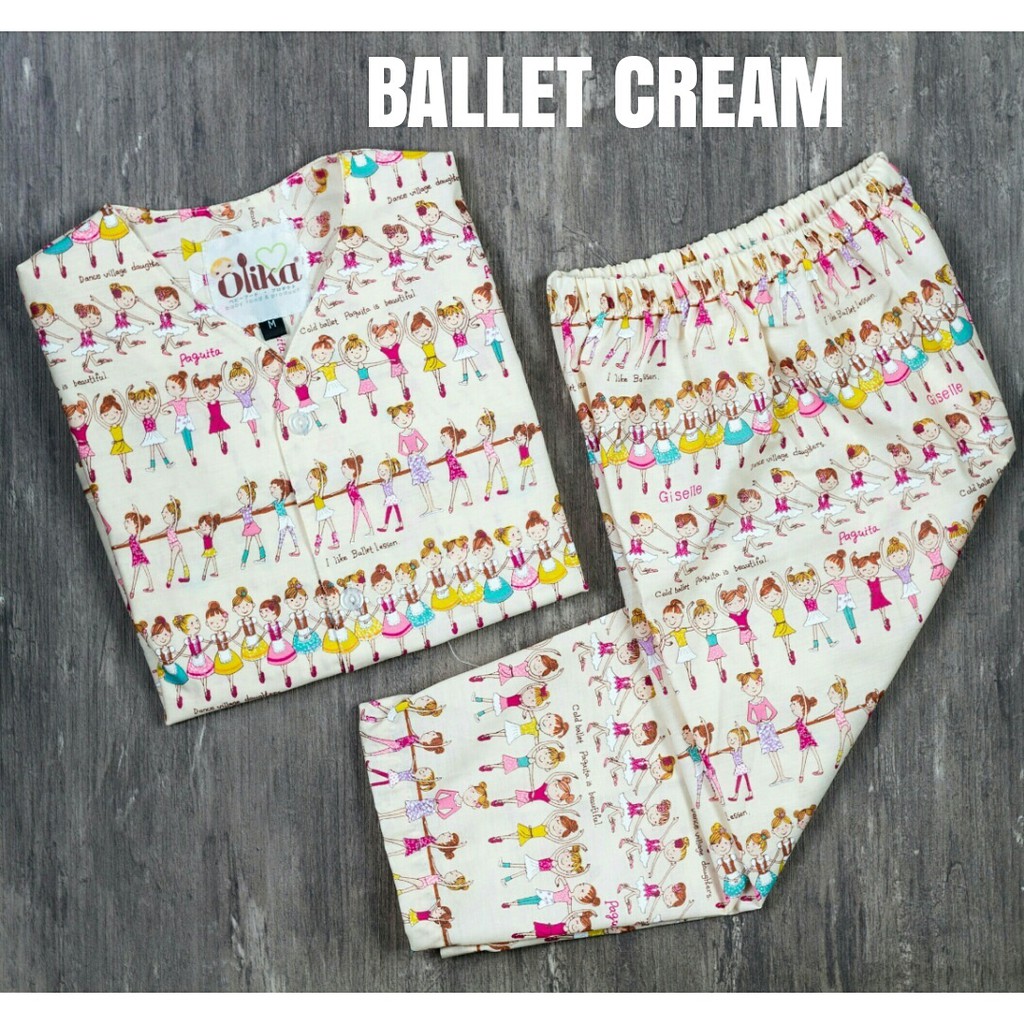 ชุดนอน BALLET CREAM (sm)
