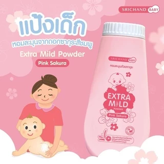 ศรีจันทร์เบบี้ Paraben Free แป้งฝุ่นโรยตัวเด็ก 150g.แป้งเด็ก ครีมศรีจันทร์ นิวบอร์น Srichand Baby Powder