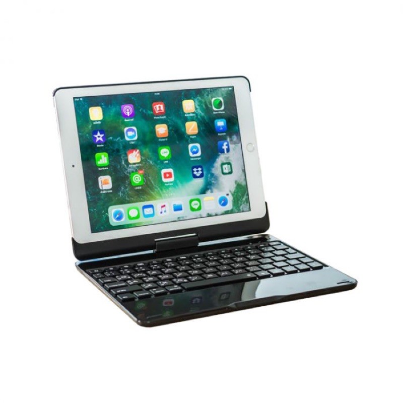 เคสไอแพดมือสอง 9.7 นิ้ว iPad Keyboard Case สีดำ สภาพ70% (ส่งฟรี)