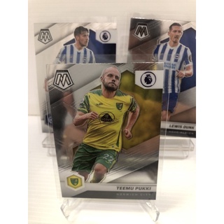 การ์ด 2021-22 Panini Mosaic Premier League Soccer Cards Norwich