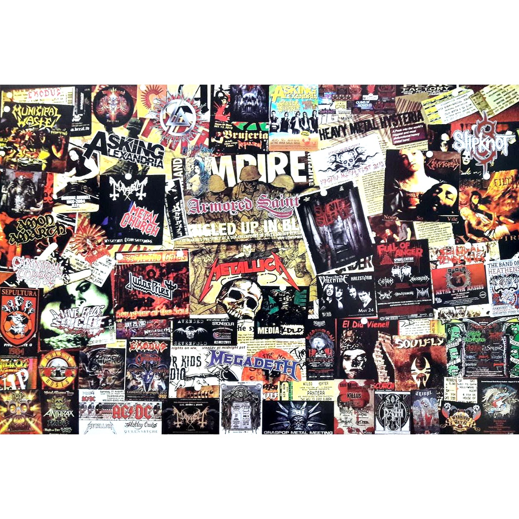 โปสเตอร์ รวม วง ดนตรี music นัก กีต้าร์ ศิลปะ คลาสสิค รูป ภาพ ติดผนัง สวยๆ poster 34.5 x 23.5 นิ้ว(88 x 60 ซม.โดยประมาณ)