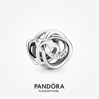 Pandora จี้หัวใจวงกลม สําหรับครอบครัว