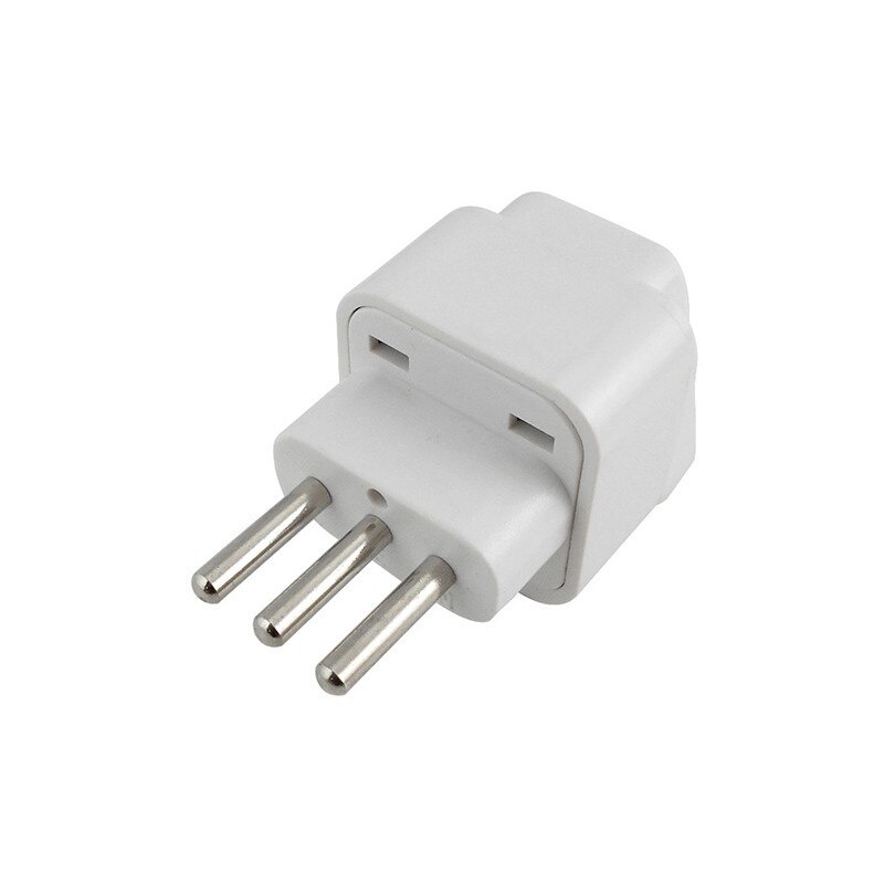 Universal 3pin อิตาลี Travel AC ปลั ๊ กอะแดปเตอร ์ UK/US/EU/AU ไปยังอิตาลี 3 Pin ชิลีเอธิโอเปียซีเรียอุรุกวัย Travel Charge Converter Plug