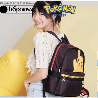 Lesportsac LeSportsac 2022 ใหม่ กระเป๋าเป้สะพายหลัง พิมพ์ลาย Pikachu 3747