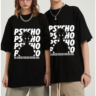 เสื้อยืดคอสเพลย์ อนิเมะญี่ปุ่น Mob Psycho 100 Harajuku Mobu Saiko Hyaku Kageyama Shigeo ขนาดใหญ่ สําหรับผู้ชาย และผู้หญิ